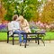Costway 2 Pcs Patio LoveSeat Coffee Table Set Furniture Bench With Cushion